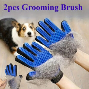 Gentle Pet Grooming Gloves